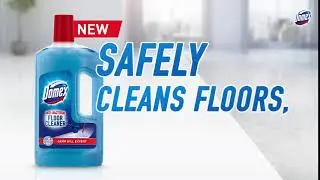 NEW Domex Antibacterial Floor Cleaner | Safely Cleans Floors, Expertly Kills Germs