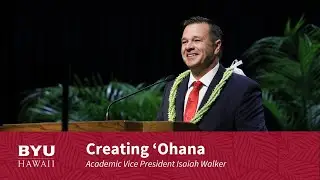 Creating 'Ohana | Academic Vice President Isaiah Walker