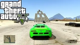 GTA 5 ONLINE Holy Ramp ( Fun Custom Race ) GTA V MULTIPLAYER