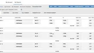 Timesheet for Kronos final