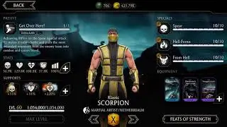 MORTAL KOMBAT FATAL BLACK DRAGON TOWER CHARACTERS EQUIPMENT