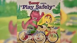 Barney says play safely 💜💛￼
