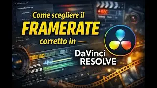 Come scegliere il corretto Frame Rate su DaVinci Resolve