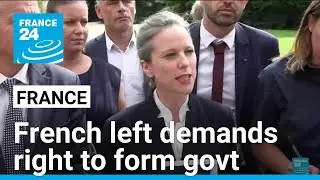 French left pushes for PM candidate in meeting with Macron &bull; FRANCE 24 English