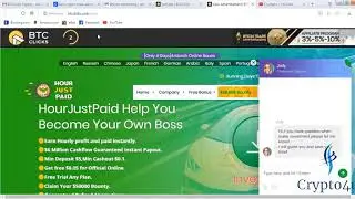 Best BTC(Satoshi) Earning Site Earn Unlimited |Crypto4u|