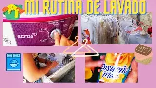 MI RUTINA DE LAVADO❗️🧺👕👗 CON UNA LAVADORA ACROS REDONDA DE 22K🧼🤗