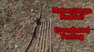 Тестирование наконечников для длинного лука Mahantango