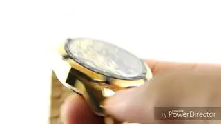 Rel&oacute;gio Dourado Autom&aacute;tico Winner Forsing Esqueleto mais modelo TM340