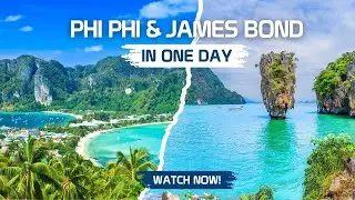 Phi Phi island, James Bond island & Hidden Photo Spots! 🌴🚤 Epic Island Adventure