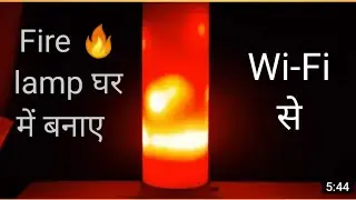 how to make Wifi pixel led lamp. led fire table lamp. smart table lamp.