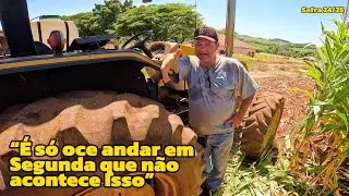 Segundo dia fazendo nossa silagem. O dia que menos rendeu serviço (roçavlog)
