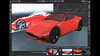 Mazda Sedan 3D model in cinema4D - Beginners