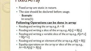 SystemVerilog Tutorial[02]:What is fixed size array?