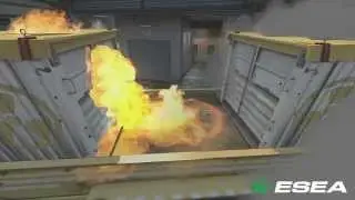 CS: GO Pro Tips & Tricks - How to Take Control of de_train Outside Bombsite from Ladder as T - DAVEY