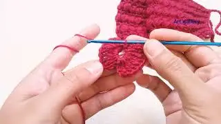 Crochet Mask Connecter.[Crochet Ear Saver)~[Crochet Mask adapter]
