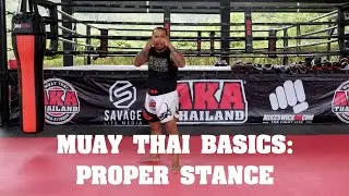Muay Thai Basics: Proper Stance - AKA Techniques