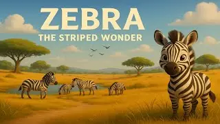 Zebra: The Striped Wonder | 3D Pixar &ndash;Style Kids Documentary&rdquo;
