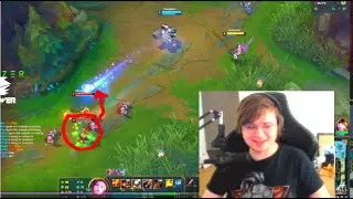 Sneaky Reacts to Crazy Blitzcrank Q Hitbox