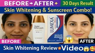 🌟 Sunplay Skin Aqua & Lumexa Cream Review | Before & After Results| Best Sunscreen & Whitening Cream