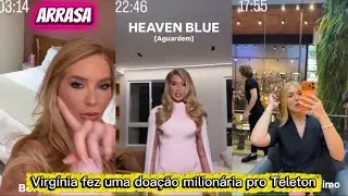VOLG COM A VIRGÍNIA + VIRGÍNIA FEZ UMA DOAÇÃO MILIONÁRIA  PARA O TRLETON