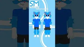 Stepan Main Humans version 3.3 showcase! #animation #shorts #videoshorts #stepanmain #furry