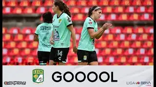 Gol  A. Guajardo |  Quer&eacute;taro 1 - 1  Le&oacute;n  | LigaBBVAMXFemenil | #GritaM&eacute;xicoA21 J5