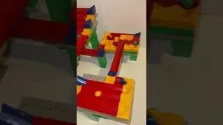Colorful Marble Run (Super Rare) not #legoduplo not #Hubelino #marblerun #marbleasmr
