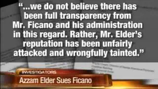 Azzam Elder sues Ficano