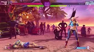 Street Fighter 6 - Cammy Gets a Kitty Cat Winpose
