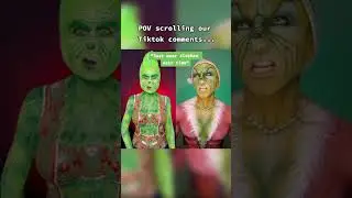 THE most annoying comment for a body painter to receive! @marinaeloise #shorts #bodypaint #grinch