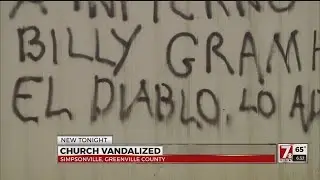 2 churches vandalized in Greenville Co.