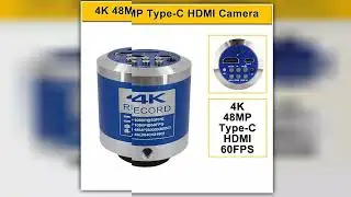 4K 48MP Microscope Camera TypeC HDMI Microscopic Camra Sony Sensor HD Industrial Soldering Microsco