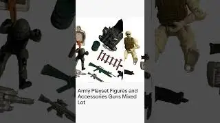 Army Playset Figures and Accessories Guns Mixed Lot