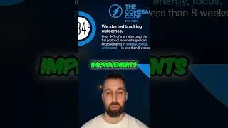 84% of Men Regained Energy & Focus in 8 Weeks  The Comeback Code!