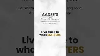 🏡 Premium 3 BHK Bungalows at Aadees 43Live close to what truly matters.