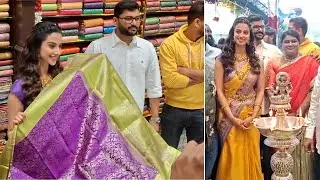 Actress Meenakshi Chaudhary @ South India Shopping Mall Grand Opening