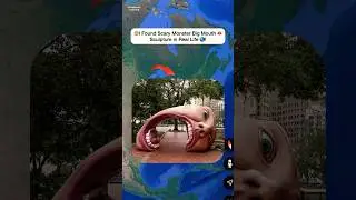 I Found Scary Monster Big Mouth 👄 on google earth and google maps 🌎! #shorts #findwouldexploring