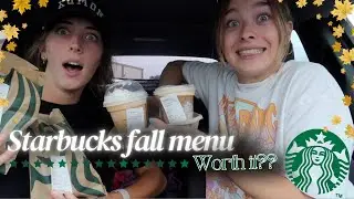 us again....honest Starbucks fall menu review