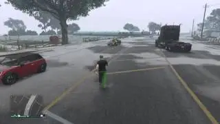 GTA V Funny Moments #22 - Firefighter Just Leaved Behind and Get Lost!