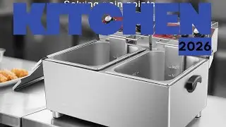 🥘 Heavy-Duty Double Deep Fryer! Mvegoiuok Commercial-Grade for Home & Business