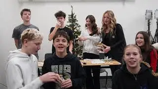 Students Gingerbread House Making Competition