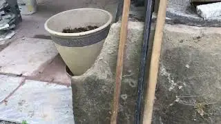 Second Row Flagstone In Place ...Back Deck Area Zehr Estate Bungalow