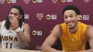 Iona Gaels post-game press conference (part 1) w/CJ Anthony & Denver Anglin, 1/11/26