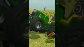 Camper John Deere Tractor  New Shorts Game Play Video #shorts #games #trectorgame #campergaming