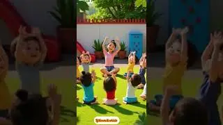Pixar-Style Kids Exercise Circle | Preschool Morning Routine Animation #EducationalVideo