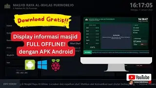 Display Informasi Masjid Full Offline Bisa STB, Smart TV, Full APK Android Gratis