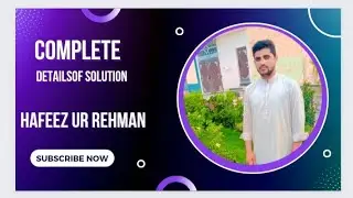 Complete detail Nature of solution.