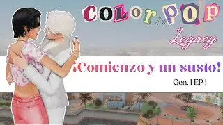Color Pop Sims 4 Legacy Challenge arranca&hellip; &iquest;y Casi termina? 😨🎨 Gen 1 EP-1