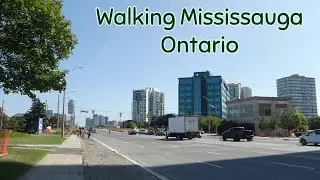 Walking Hurontario Street in Mississauga's City Centre Neighbourhood 8/31/2023