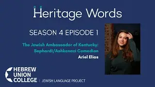The Jewish Ambassador of Kentucky: Sephardi/Ashkenazi Comedian Ariel Elias